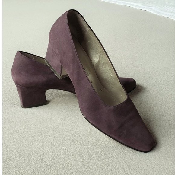 Nine West Suede Pumps, Dusky Purple - Picture 5 of 14